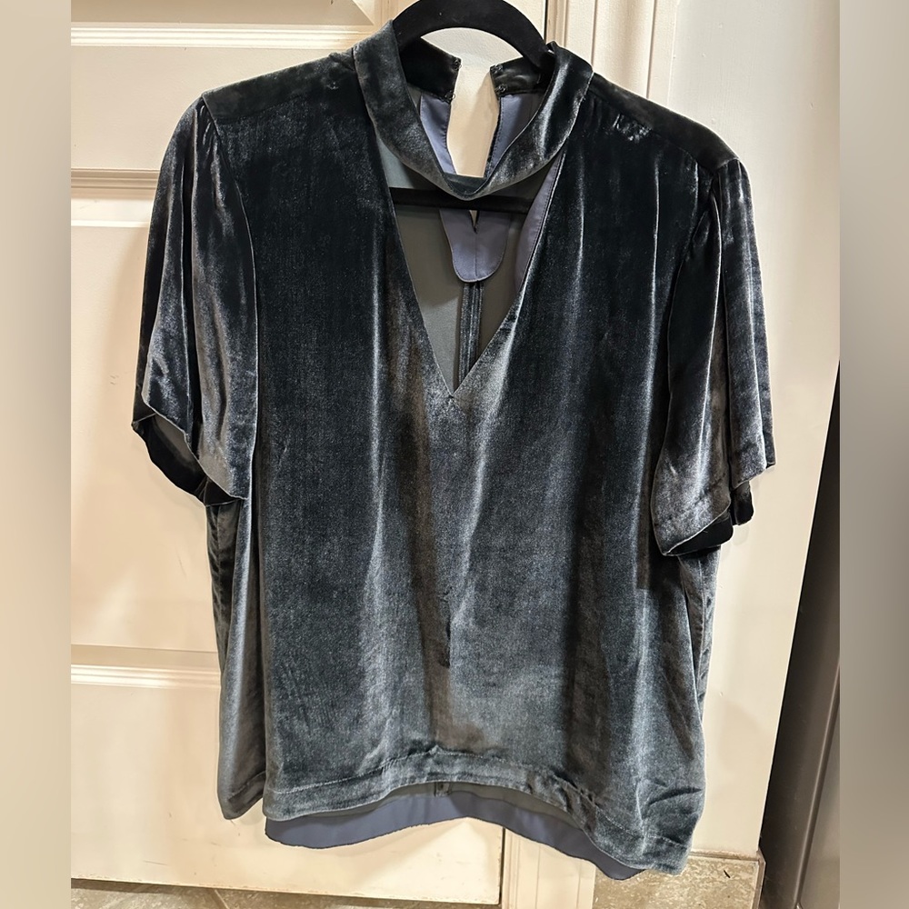 Madewell Velvet top